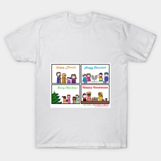 Queer-Coded Comic: Happy Holidays! T-Shirt